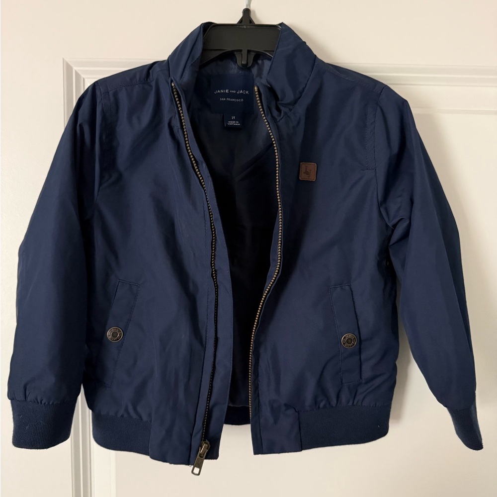 Janie and Jack Navy Blue Kids Jacket